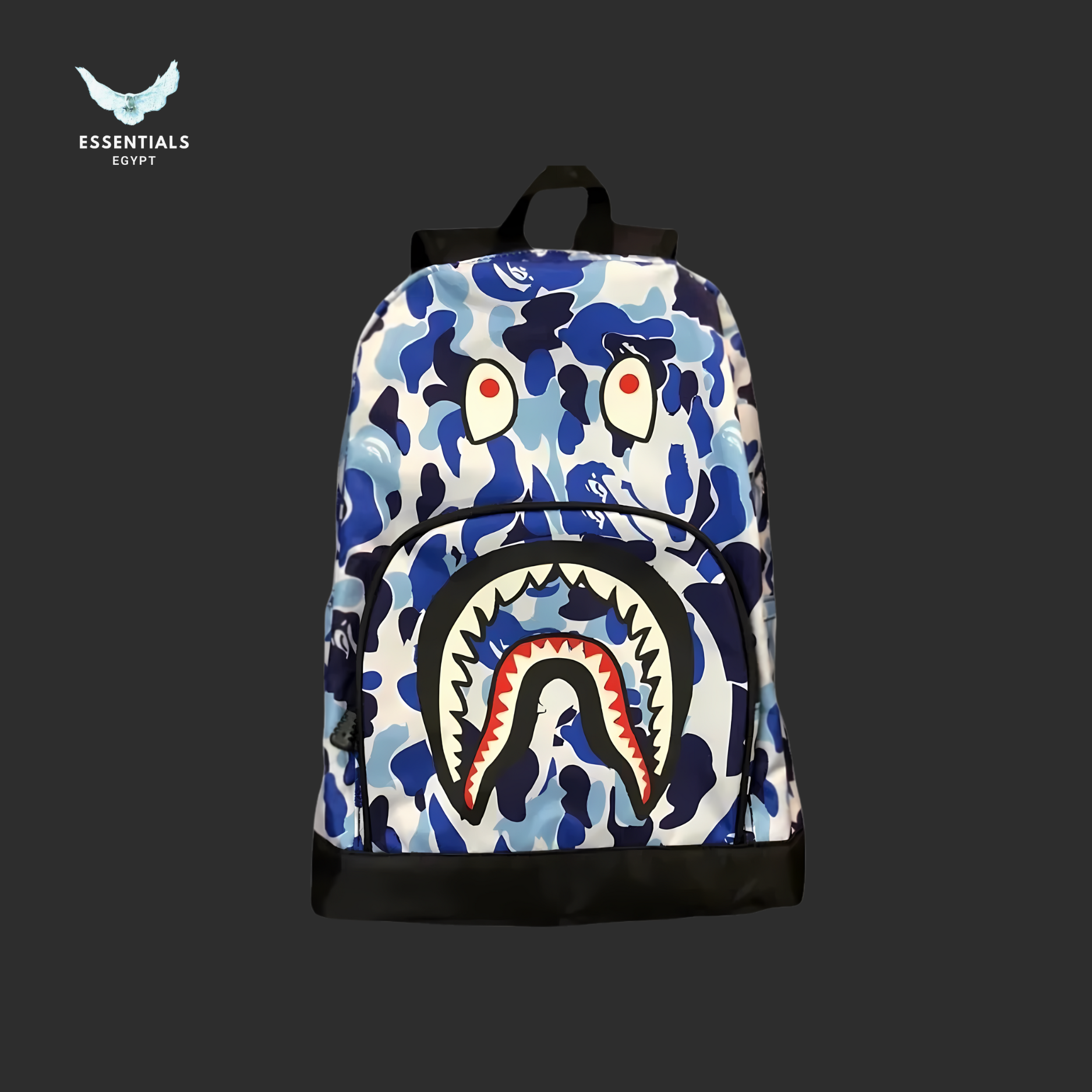 BAPE Fashion Shark Camo Backpacks