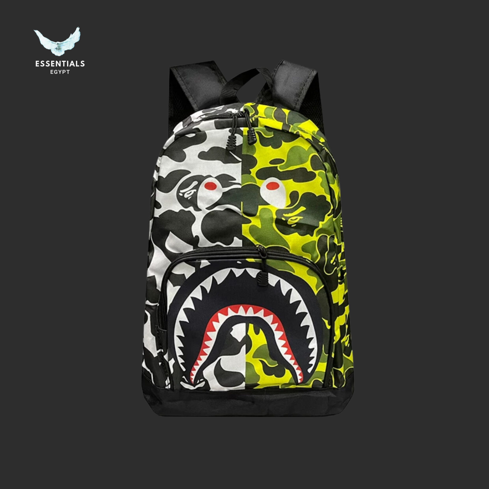 BAPE Men Women Casual Camouflage Backpack