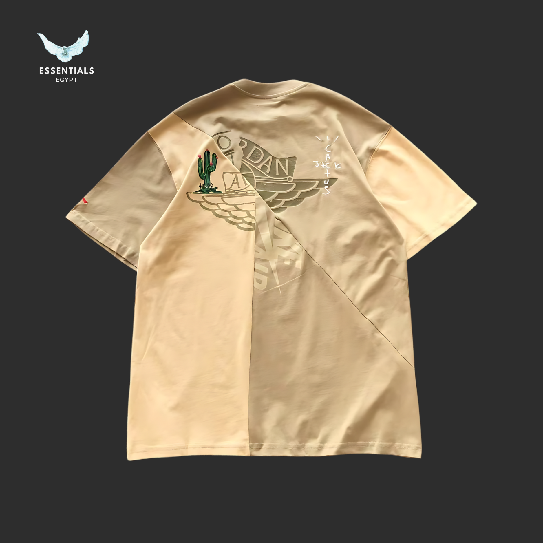 JORDAN X TRAVIS SCOTT CACTUS JACK T SHIRT