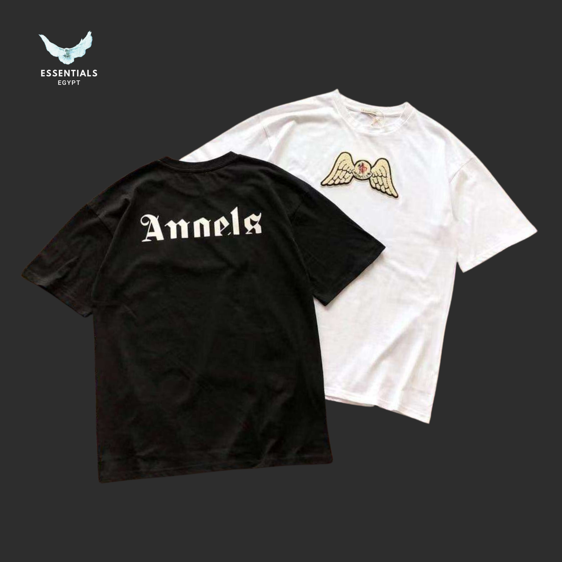 Moncler palm angels t shirt on sale