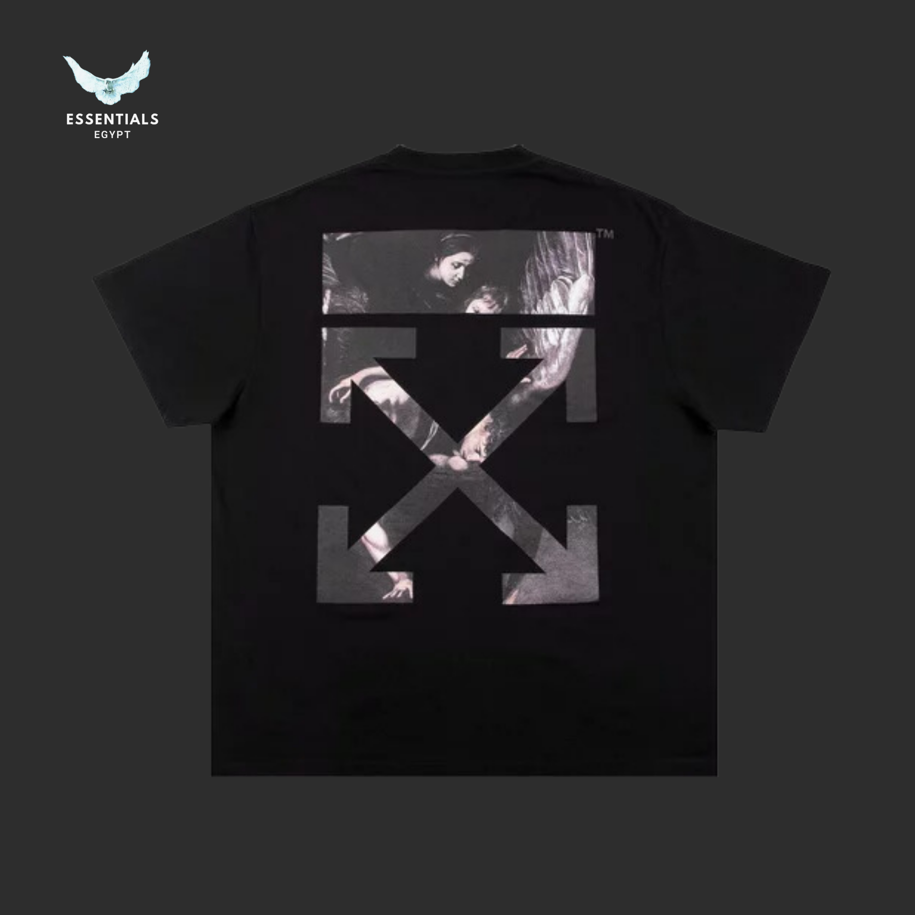 Off white painting t shirt best sale