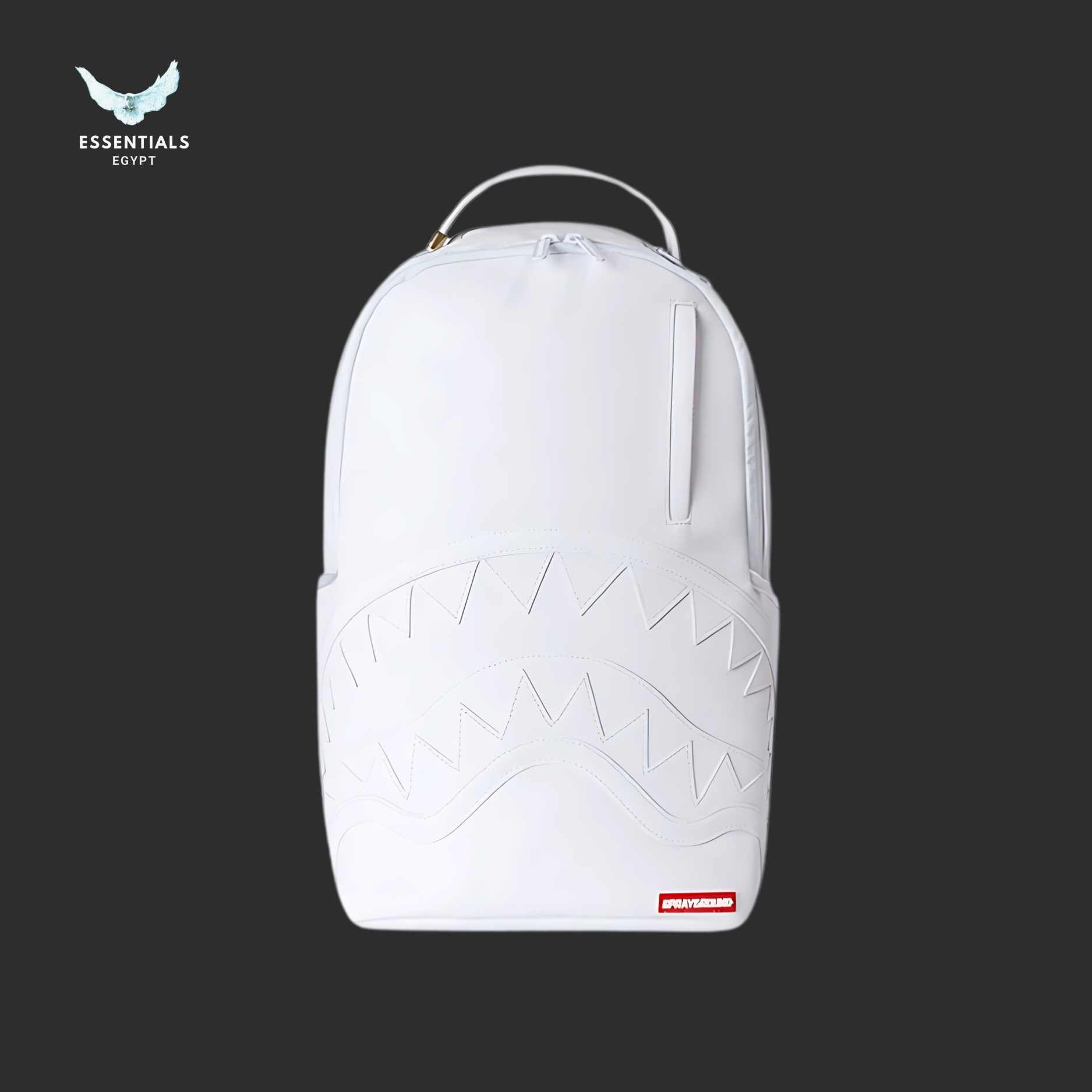 Sprayground white backpack sale