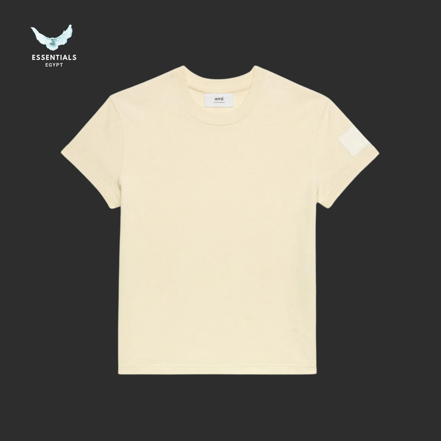 AMI Paris patch cotton T-Shirt