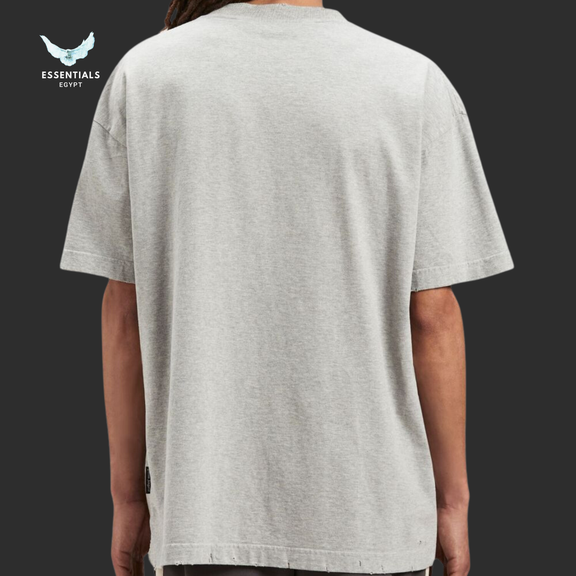 Palm Angels logo-print cotton T-shirt 'Gray'