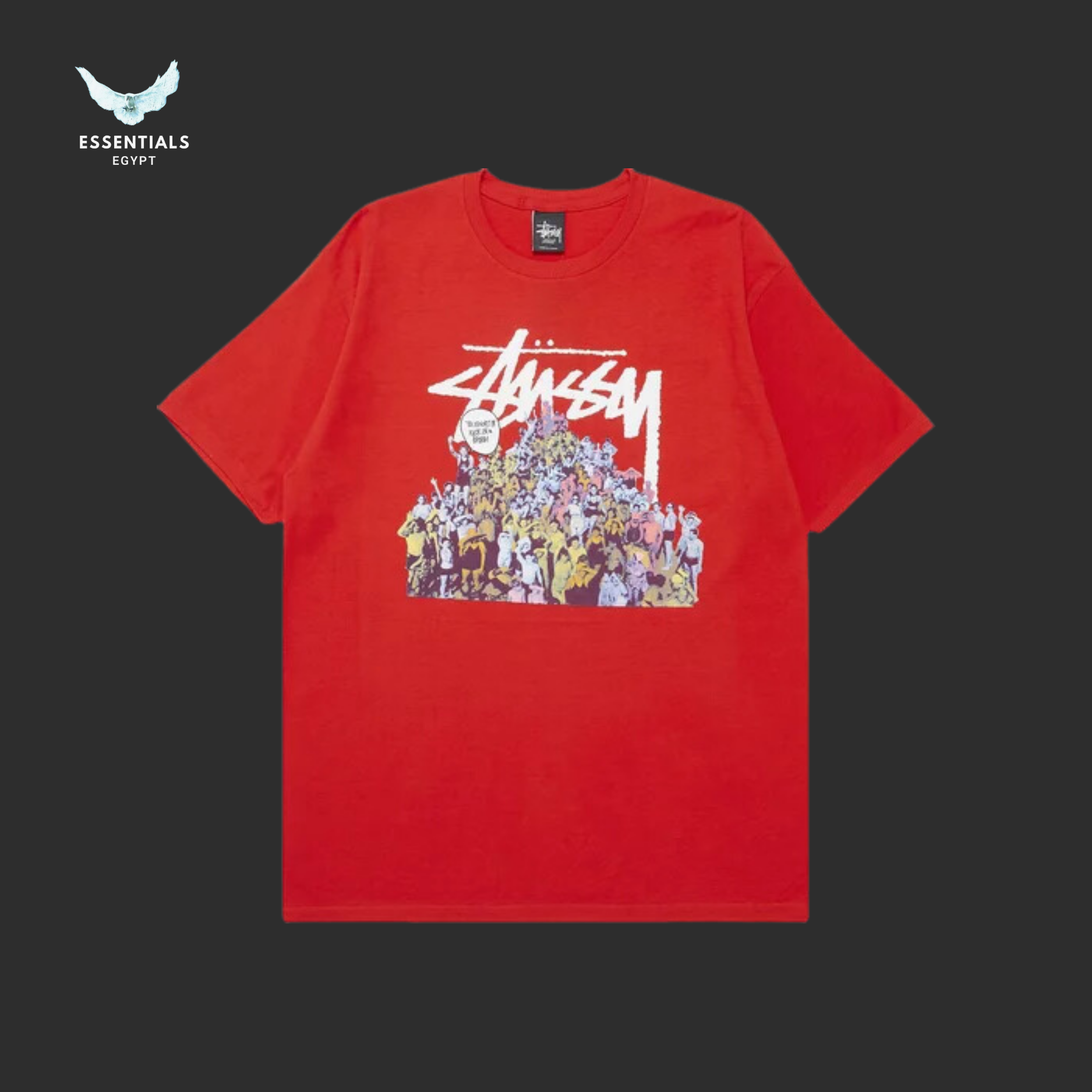 Stussy Beach Mob Tee 'Red'