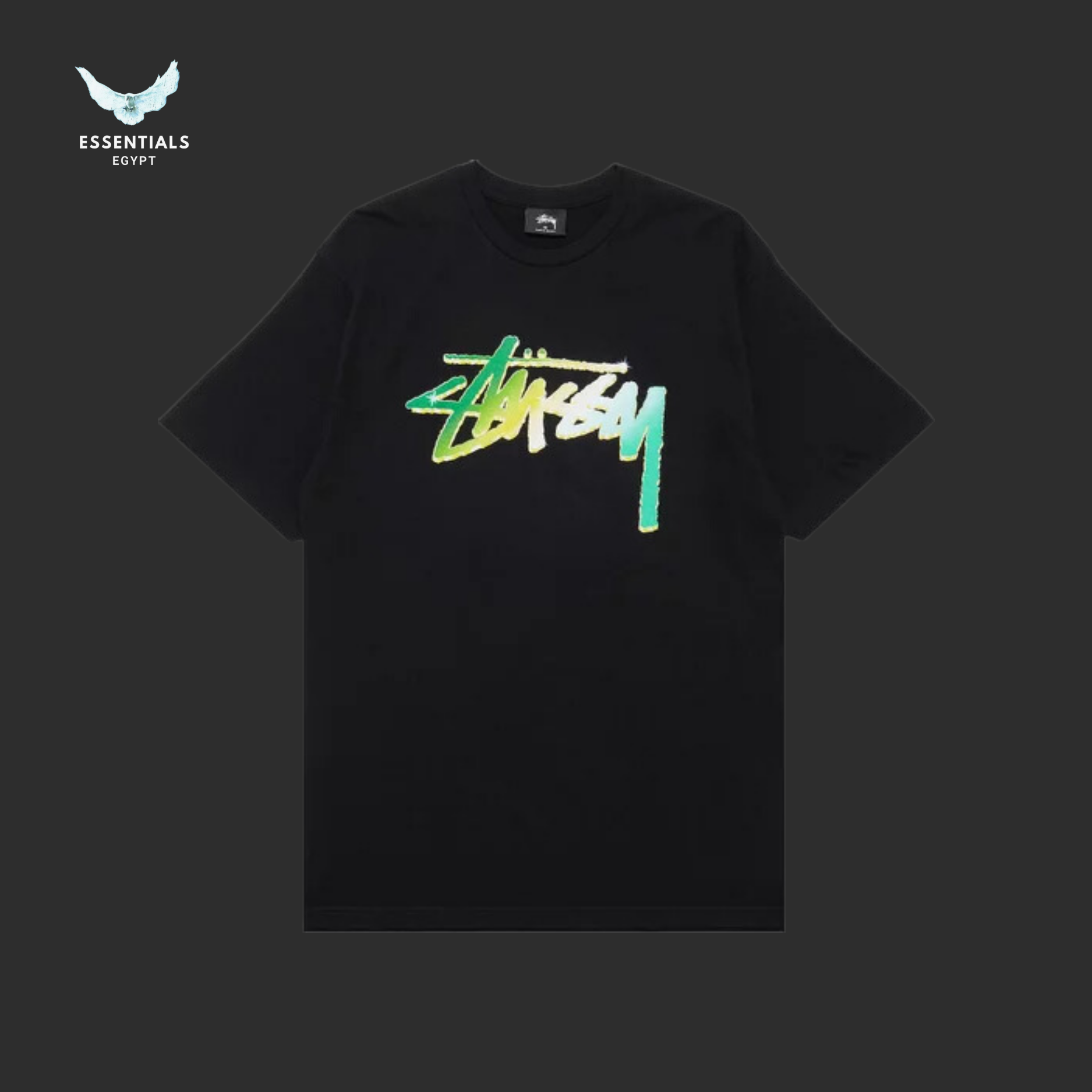 Stussy Chrome Stock Tee 'Black'