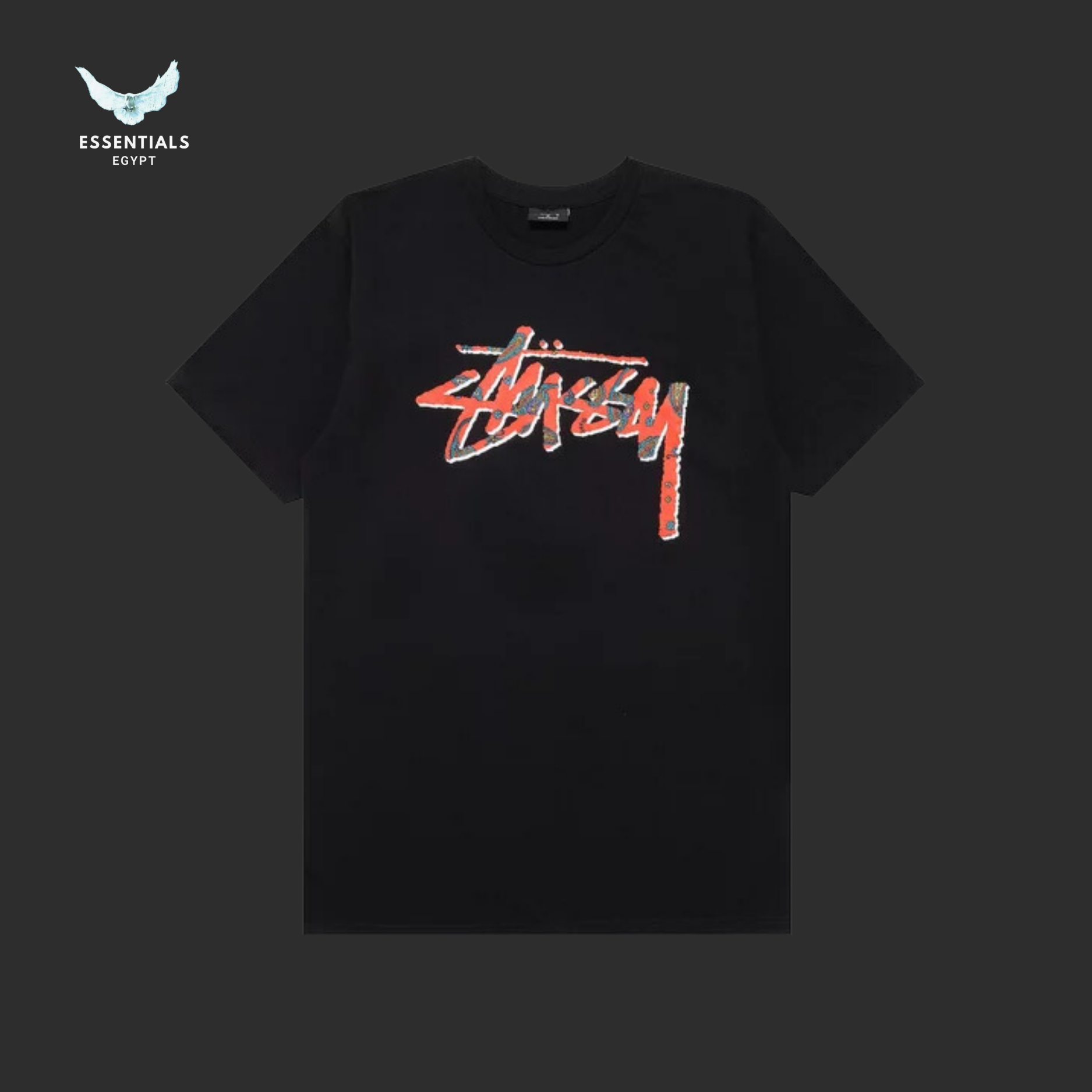 Stussy Paisley Stock Tee 'Black'