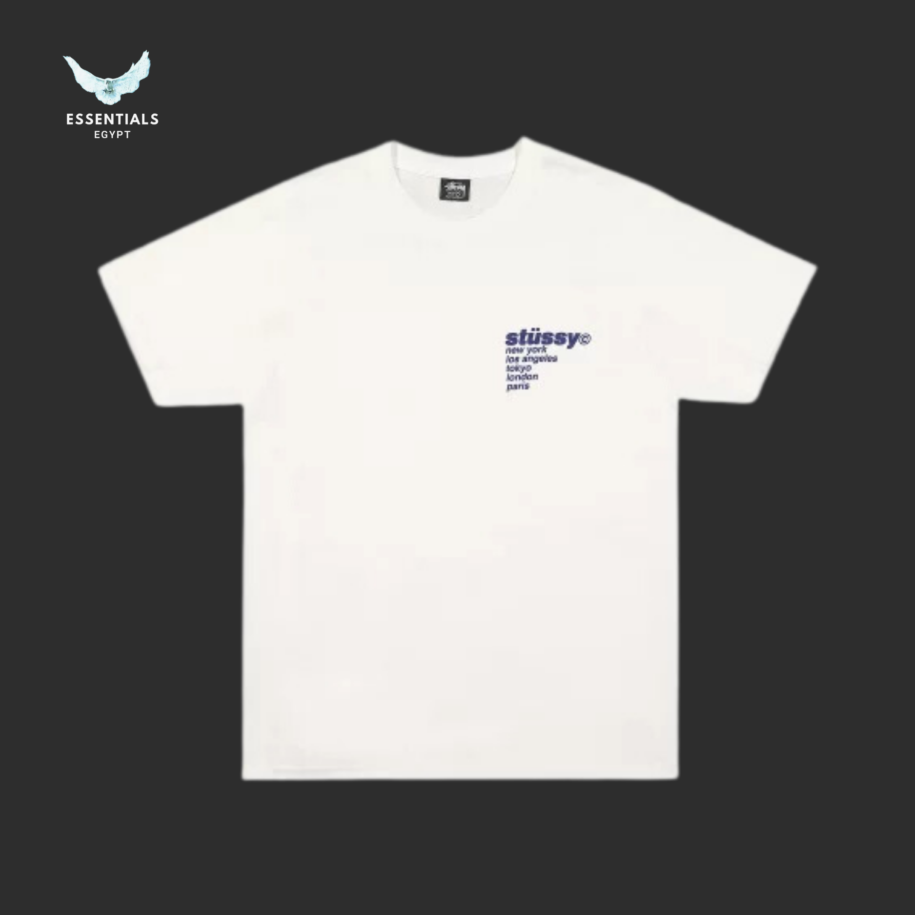 Stussy Strawberry Tee 'White'