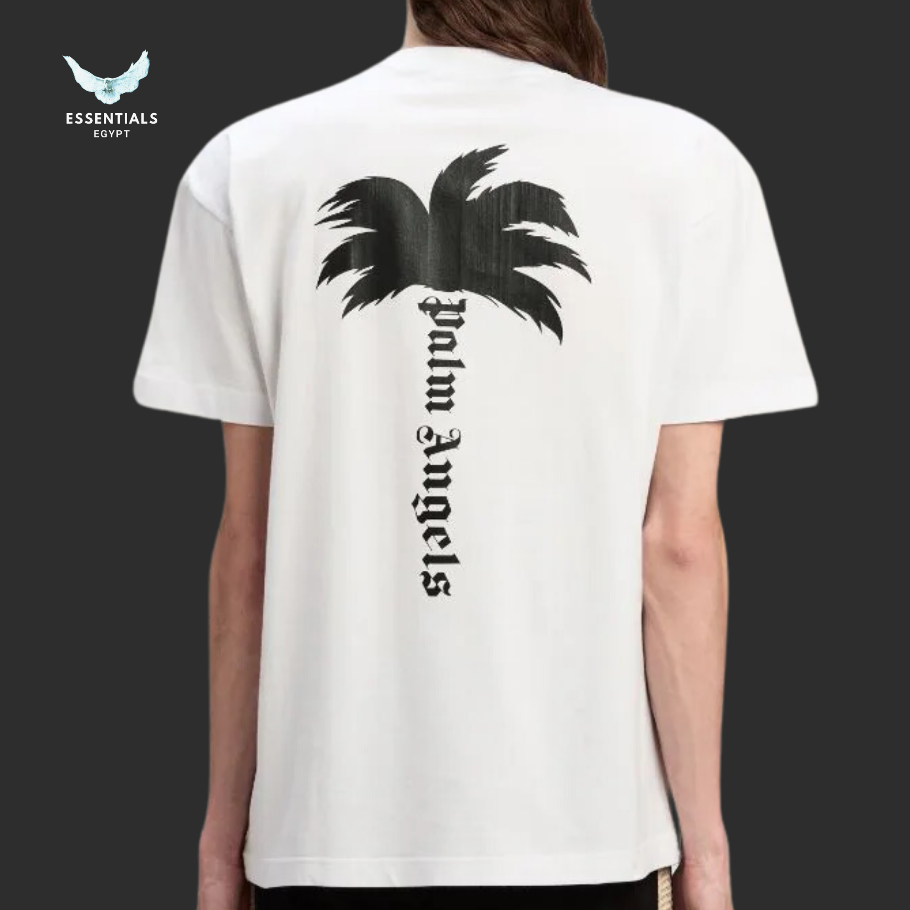 THE PALM BACK T-SHIRT WHITE